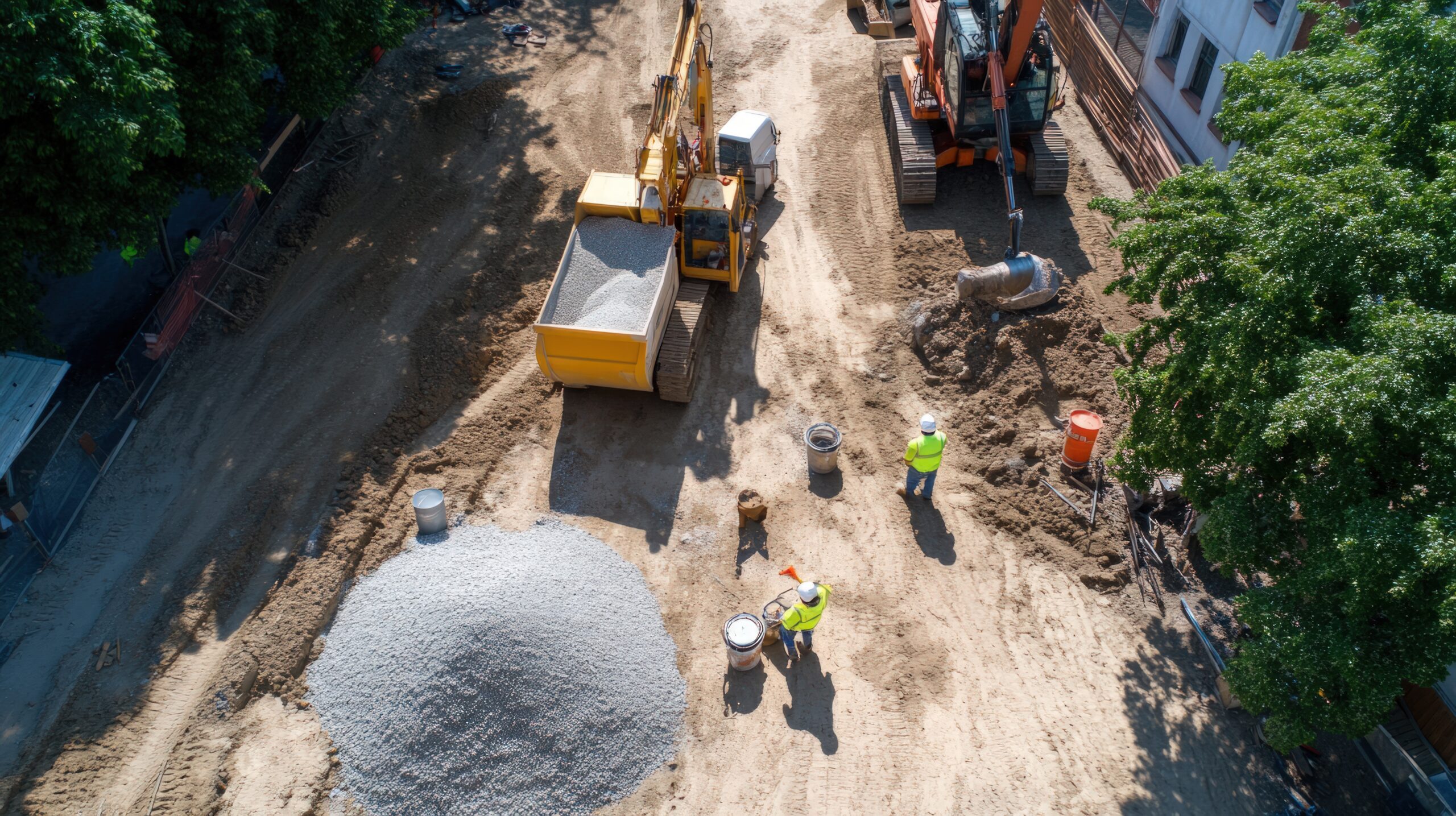 oakshire labour hire construction workers with road construction